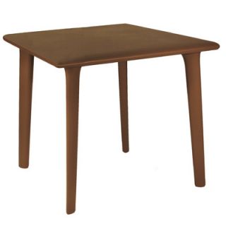 Resol Grupo Dessa Square Table 30760.01 / 30764.01 Finish Chocolate