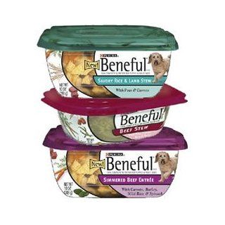 Beneful Prepared Meals Meat Lovers Variety Pack Dog Food Tubs  Canned Wet Pet Food 