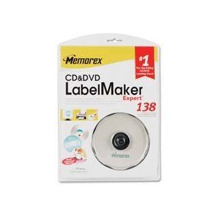Memorex  CD/DVD LabelMaker Set, w/30 Disc Labels, 30 Hub Labels    Sold as 2 Packs of   1   /   Total of 2 Each  Writing Markers 