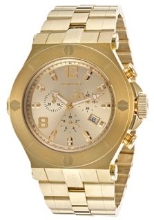 Renato 50WY CH 50WY 5040D  Watches,Mens Wilde Beast Chronograph Gold Tone Dial Gold Tone IP Stainless Steel, Chronograph Renato Quartz Watches