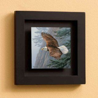 Freedom Flight Bald Eagle Shadowbox by Rosemary Millette Print Open Edition  