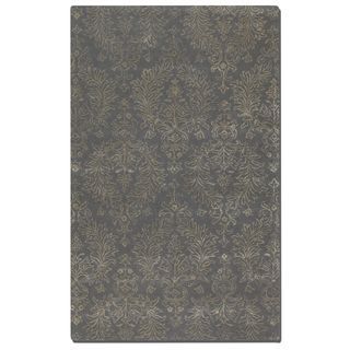 Paris Blue Gray Wool Rug (5 X 8)