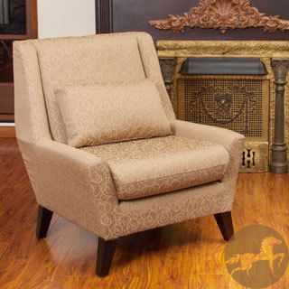 Christopher Knight Home Naomi Nugget Fabric Accent Chair