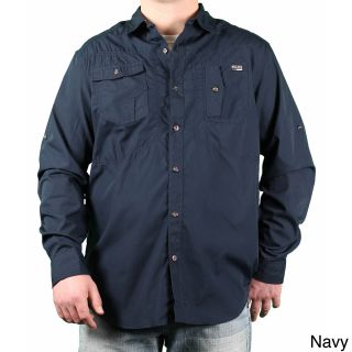 Mo7 Mens Roll Sleeve Solid Button down Shirt