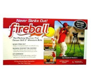 Fireball Pitching Machine by Trend Sports  Baseball Pitching Machines  Sports & Outdoors