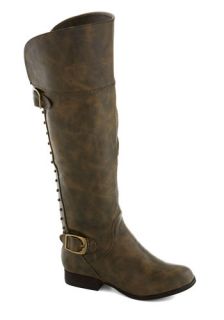 Life's a Snap Boot in Brown  Mod Retro Vintage Boots