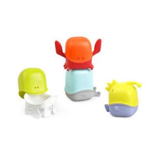 Boon Creature Cups Interchangeable Bath Toy Cup Set in Multicolor 961