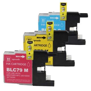 Brother Lc79 Remanufactured Compatible Ink Cartridge Set (pack Of 3)