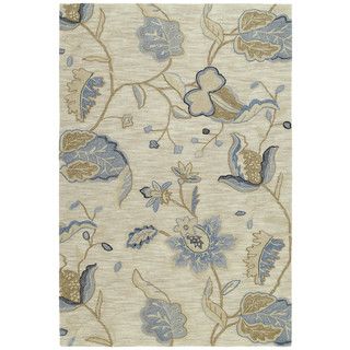 Copia Sand Floral 2x3 Polyester Rug