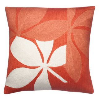 Judy Ross Fauna Wool Pillow FA18 blk/crm Color Coral / Guava / Cream