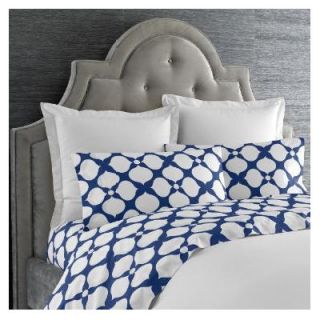 Jonathan Adler Hollywood Printed Duvet Cover 827 967 Size Twin, Color Navy