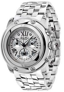 Glam Rock GR10163  Watches,Miami Chronograph Silver Guilloche Dial Stainless Steel, Chronograph Glam Rock Quartz Watches