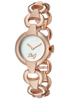 Dolce & Gabbana DW0344  Watches,Womens Pattern Light Silver Dial Rose Gold Tone Ion Plated Stainless Steel, Casual Dolce & Gabbana Quartz Watches