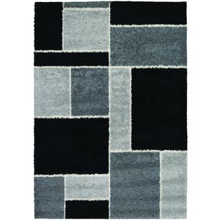 Moonwalk Stonewall Black Rug (18 X 37)