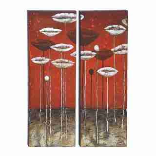 Floral Wall Panels (set Of 2)