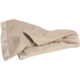 Aus Vio 100 Percent Silk Blanket with Silk Satin Border   Bed Blankets