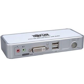 TRIPP LITE 2 port DVI USB kvm swith w/audio & cables Computers & Accessories