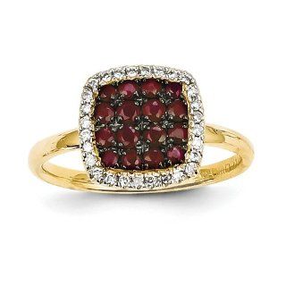 14k Diamond & Ruby Ring Jewelry