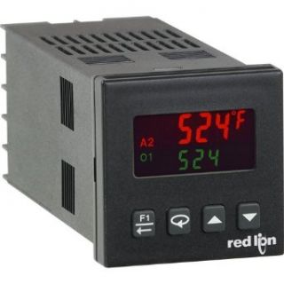 Red Lion T16 Temperature Controller with with Analog Output, 2 Alarms and User Input, 85 250 VAC