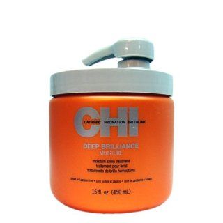 Chi Deep Brilliance Moisture Shine Treatment, 16 Fluid Ounce  Hair And Scalp Treatments  Beauty