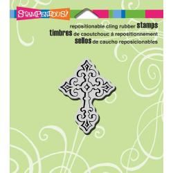 Stampendous Cling Rubber Stamp 3.5 X4 Sheet   Celtic Cross