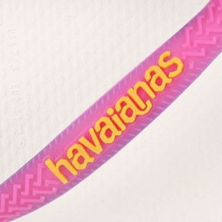 Havaianas Womens Top Mix Flip Flops   White/Pink      Womens Accessories
