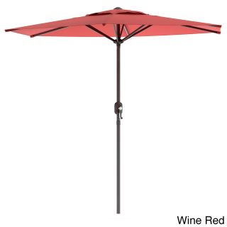 Corliving Corliving Patio Umbrella Red Size 8 foot