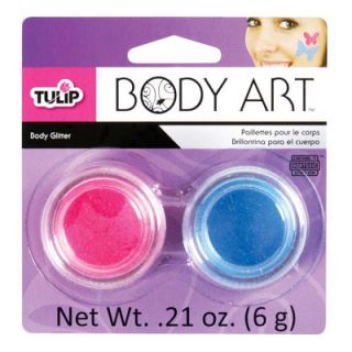 Tulip Body Art Body Glitter D2885 Color Aqua and Neon Pink