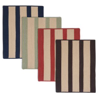 Light House Natural Stripe Reversible Outdoor Rug (6 X 9)