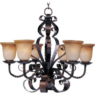 Aspen 6 light Oil Rubbed Bronze Chandelier