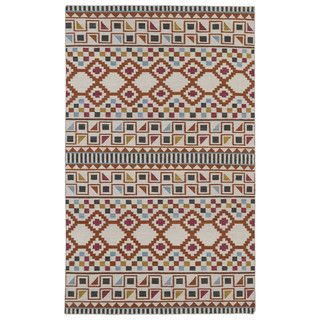 Flatweave Tribeca Paprika Wool Rug (8 X 10)