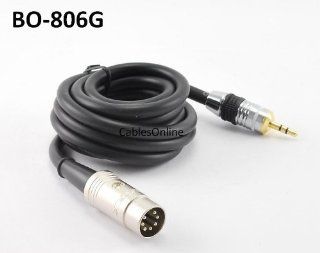 CablesOnline 6ft 7 Pin Din Male to 3.5mm(1/8in) Stereo Male Professional Premium Grade Audio Cable for Bang & Olufsen, Naim, QuadStereo Systems (BO 806G) Computers & Accessories