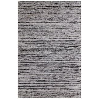 Hand tufted Loft Multicolored And Silver Variegated Stripe Rug (5 X 8)