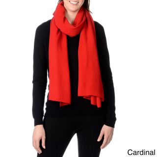 Ply Cashmere Womens Solid Scarf