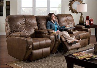 Southern Motion 817 14 X London Reclining Leather Home Theater Set   Furniture