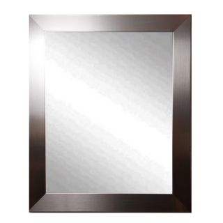 American Made Rayne Stainless Silver Large Wall Mirror