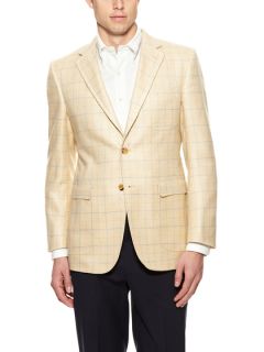 Classic Fit Large Plaid Sportcoat by Martin Greenfield