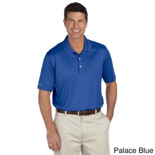 Ashworth Ashworth Mens Performance Interlock Solid Polo Shirt Blue Size XXL