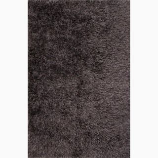 Handmade Gray Polyester Te X Tured Rug (9 X 12)