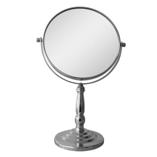 Free Standing Victorian Style 5x Magnifying Makeup Mirror