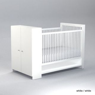 ducduc AJ II Crib AJ2Crib Ra W Fr Finish White