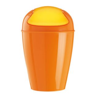 Koziol Del Swing Top Wastebasket 57785 Color Solid Orange