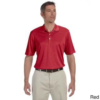 Ashworth Ashworth Mens Performance Interlock Stripe Polo Shirt Red Size XXL