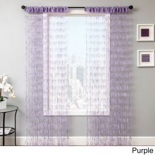 Softline Home Fashions Avanti Rod Pocket Curtain Panel Purple Size 54 x 84