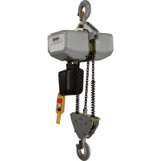 Roughneck Round Chain Electric Hoist — 3-Ton Capacity  Electric Chain Hoists