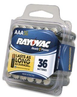 Rayovac Alkaline Pro Pack AAA Batteries, 824 36PPF Health & Personal Care