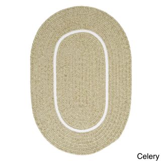 Cmi Haven White Border Indoor/ Outdoor Area Rug (8 X 10) Brown Size 8 x 10