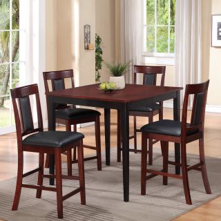 American Furniture Classics Counter Height Five Piece Dining Set Black Size 5 Piece Sets