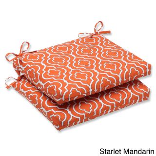 Pillow Perfect Starlet Squared Corners Outdoor Seat Cushion (set Of 2)
