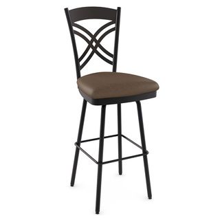 Chain Brown Finish 30 inch Swivel Bar Stool